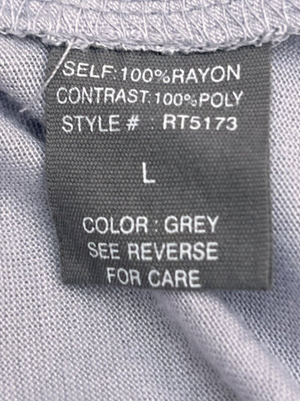 RYU Women's Gray Ruched Sleeveless Draped Top Layered Ruffle Size L NWT - Picture 4 of 7